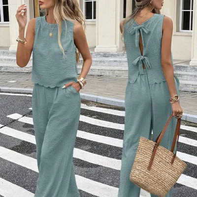 Linen Two Piece Set