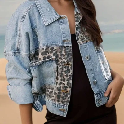 Light Washed  Blue Denim Jacket