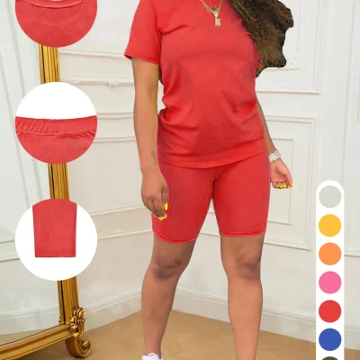 Top and Shorts Two-piece Set